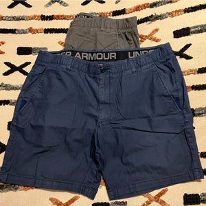 Under Armour shorts size 42 (pair) blue and grey